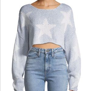 WILDFOX Star-Crossed Cropped Sweater